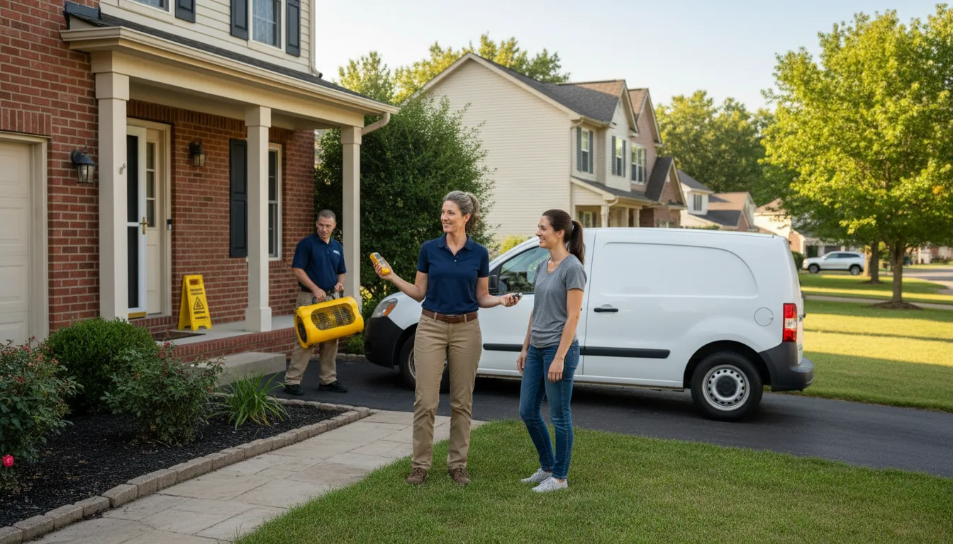 Water restoration image for Dehumidification And Cleanup Services in Kernville, CA